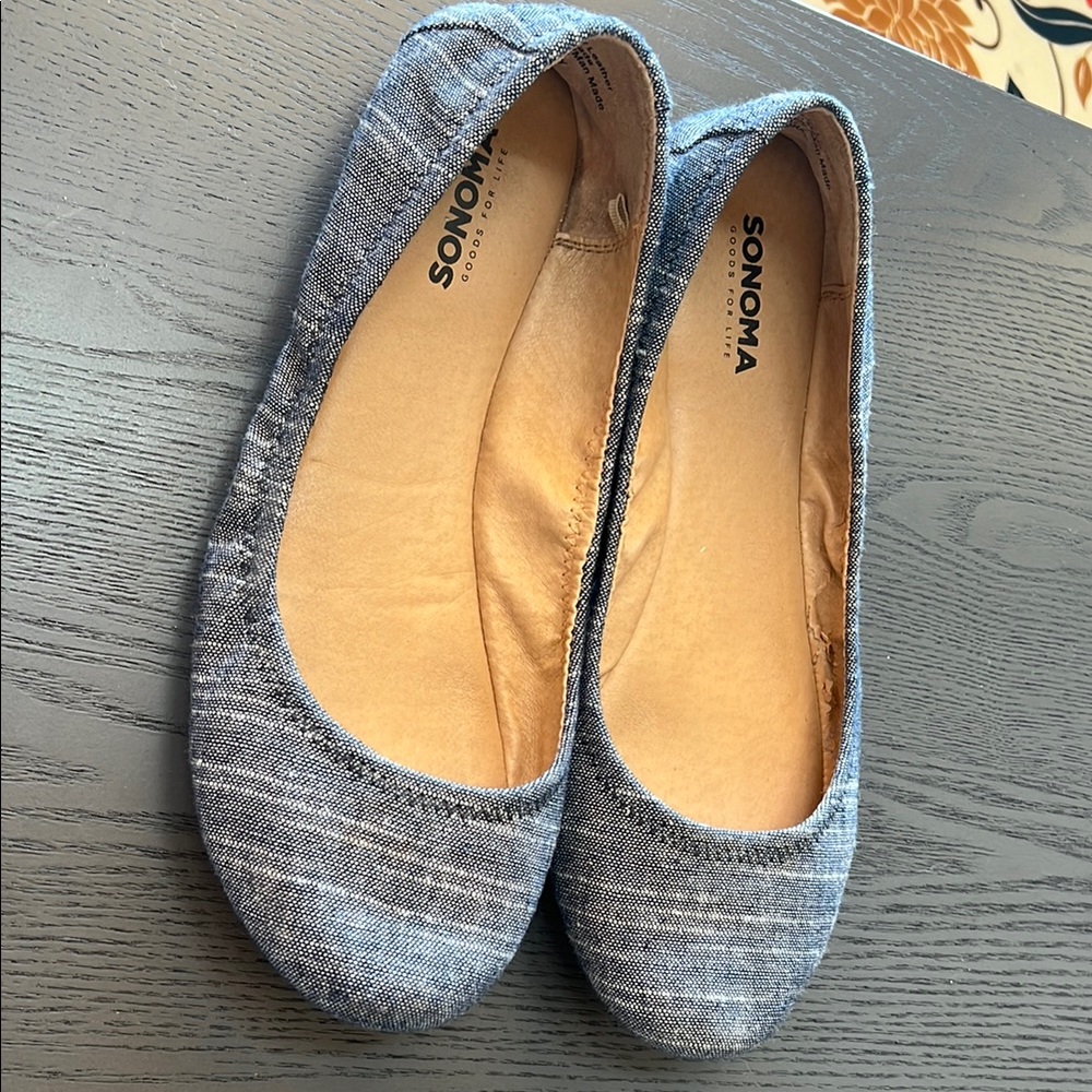 Sonoma Women's Blue Ballet Flats